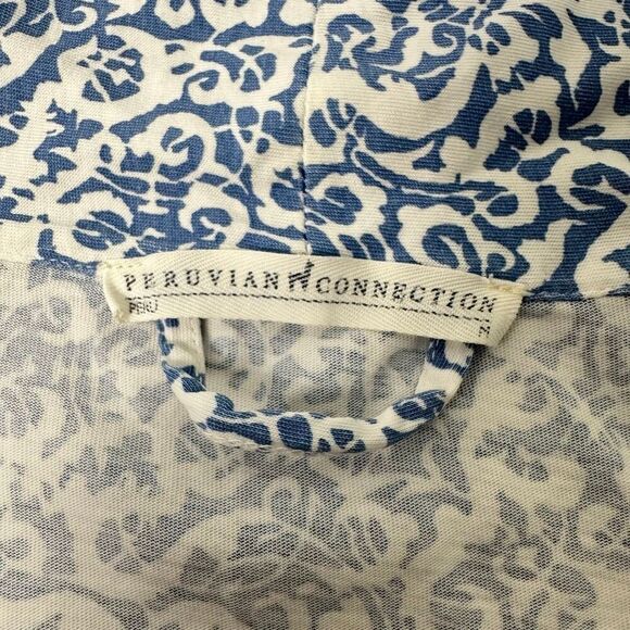 Peruvian Connection Medium Belted Robe Mended - Picture 6 of 8